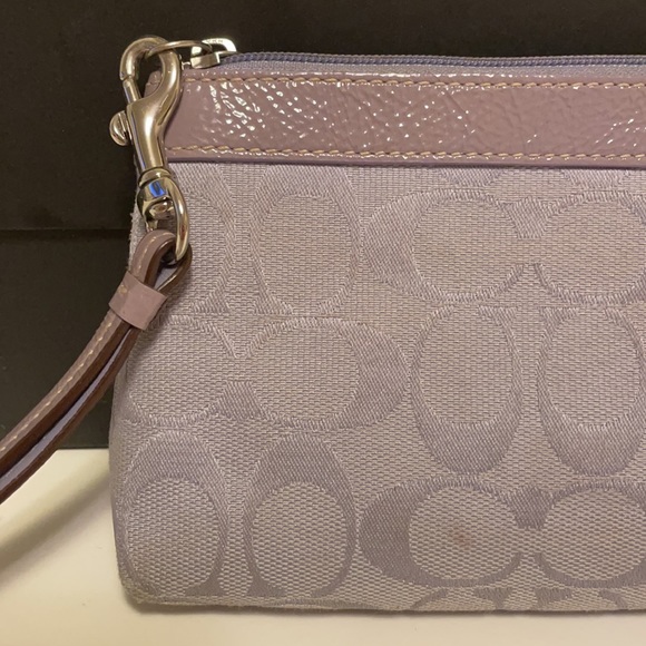 Purple Coach Wristlet - Picture 8 of 8
